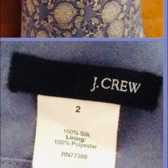 J Crew Silk Maxi dress Sz 2 - Picture 4 of 6